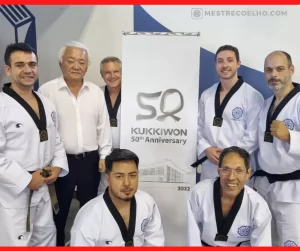 Mestres brasileiros de Taekwondo viajam para a Coreia para cursos, exames de graduação e participação no World Taekwondo Hanmadang 2023.