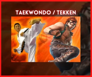Personagem Hwoarang do jogo de videogame Tekken